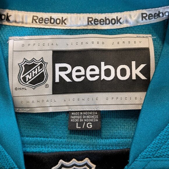 NWT Brent Burns San Jose Sharks Stitched Reebok Jersey - Size L - Picture 3 of 6